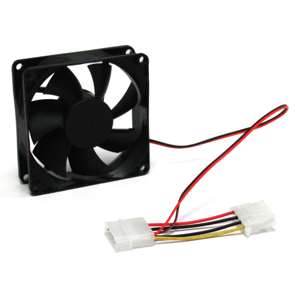 Generic 80mm 4  pin  case  Fan for Power Supply Umart com au